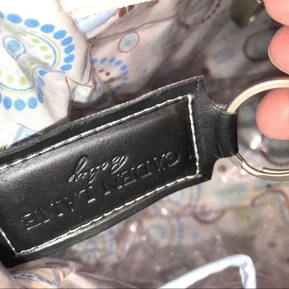 Caden Lane Baby Satchel Bag Brown/Blue XL - Picture 6 of 16